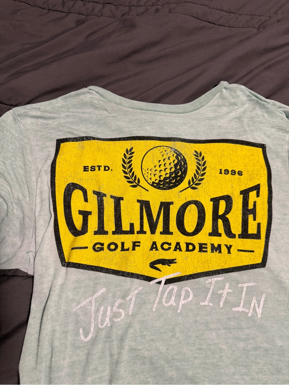 Men’s Light Green Happy Gilmore Golf Academy T-Shirt
